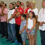 Ο αγιασμός των ομάδων βόλεϊ ανδρών και γυναικών