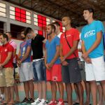 Ο αγιασμός των ομάδων βόλεϊ ανδρών και γυναικών