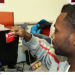 Σύσσωμη η ομάδα μπάσκετ στο Τμήμα Μελών-Φιλάθλων!