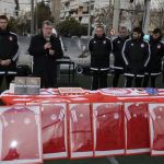 Κοπή πίτας με Λεόνε στη Σχολή Ταύρου