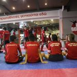 Προπόνηση στο Kick Boxing στο Καραϊσκάκη για την Κ-11!
