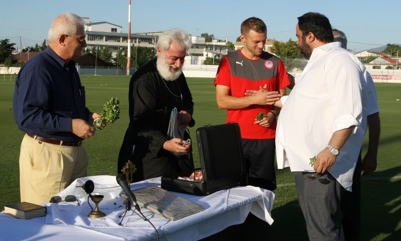 Ο αγιασμός της ομάδα μας