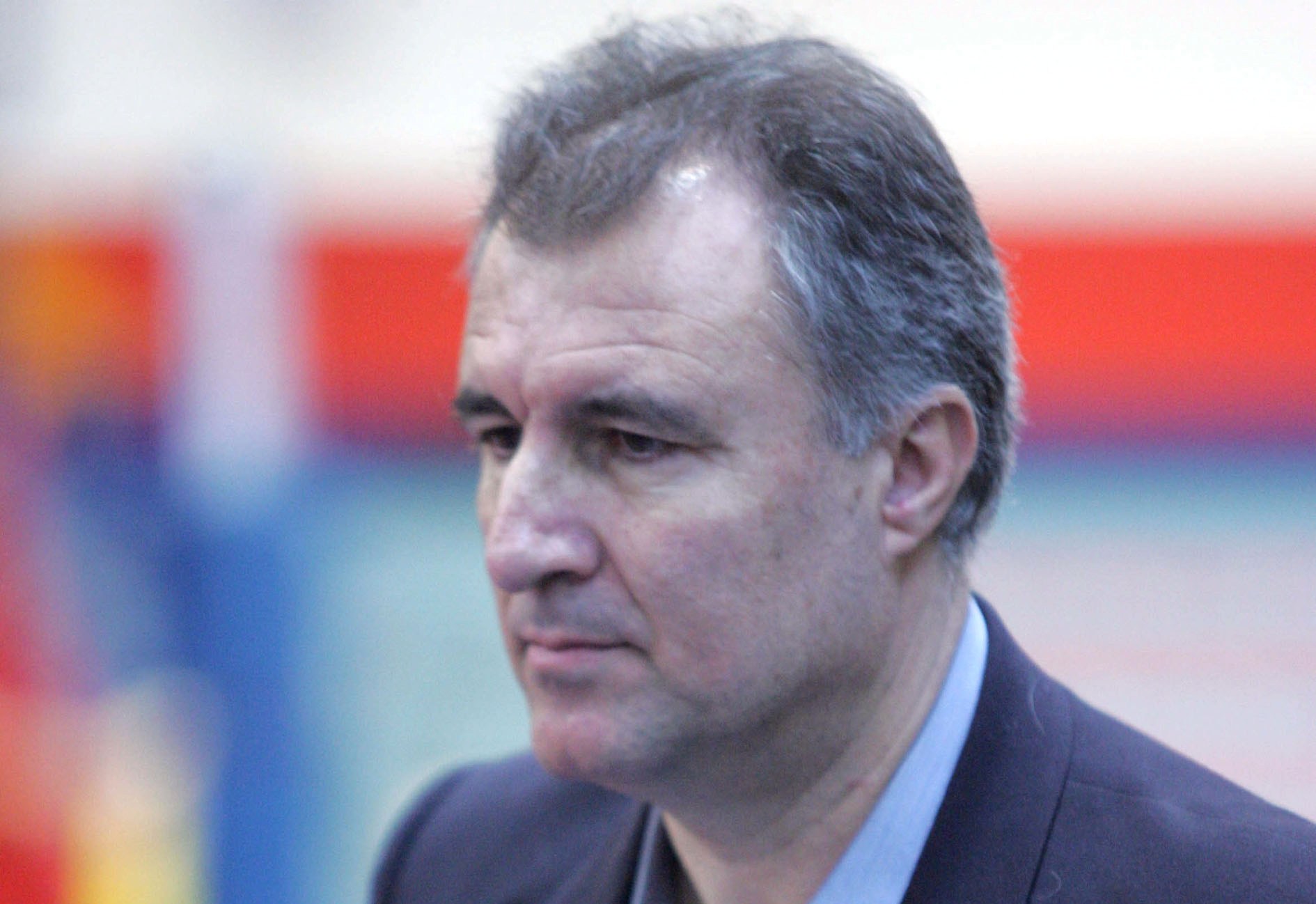 Ο Τέλης Σωτήρχος στην πάγκο της ομάδας βόλεϊ γυναικών