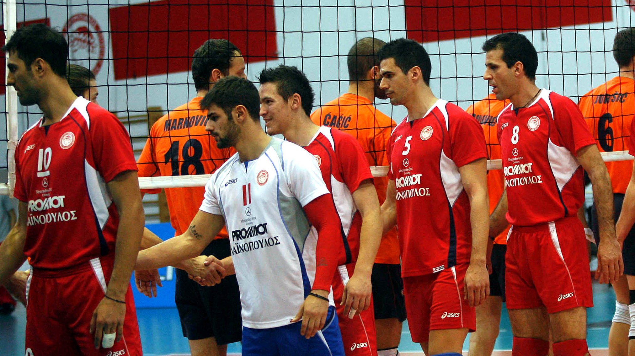 Ολυμπιακός – Μπούντβα 2-3 σετ