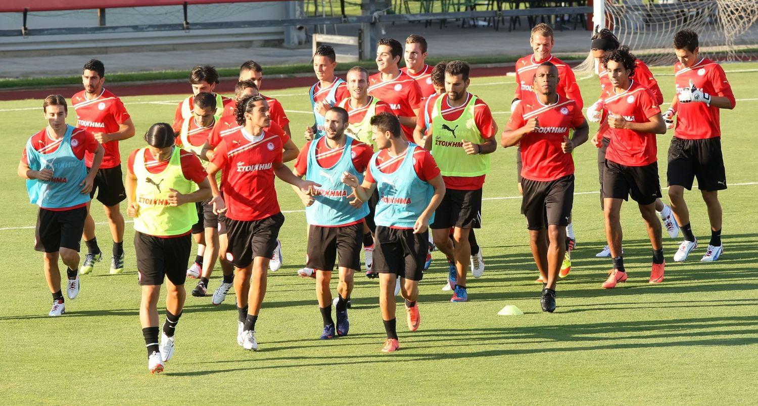 Η πρώτη προπόνηση της ομάδας μας