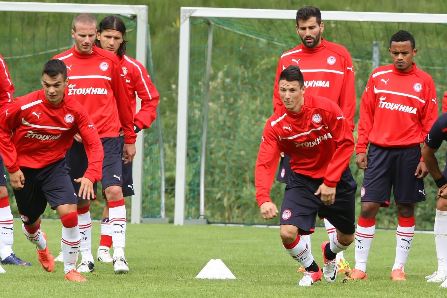 Η προπόνηση πριν από το φιλικό