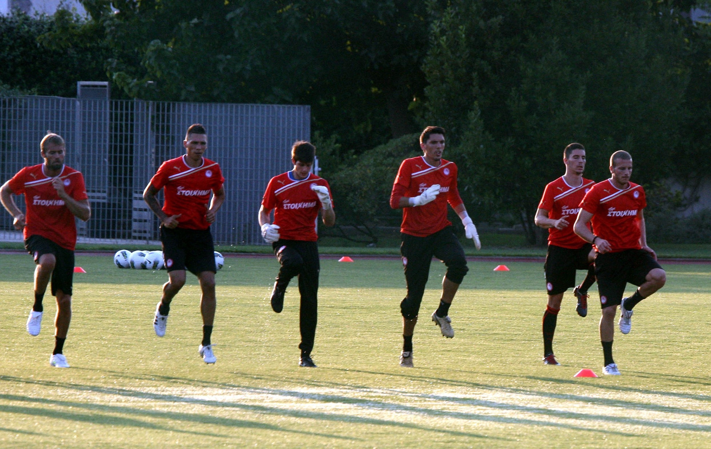 In preparation of the match against Panathinaikos