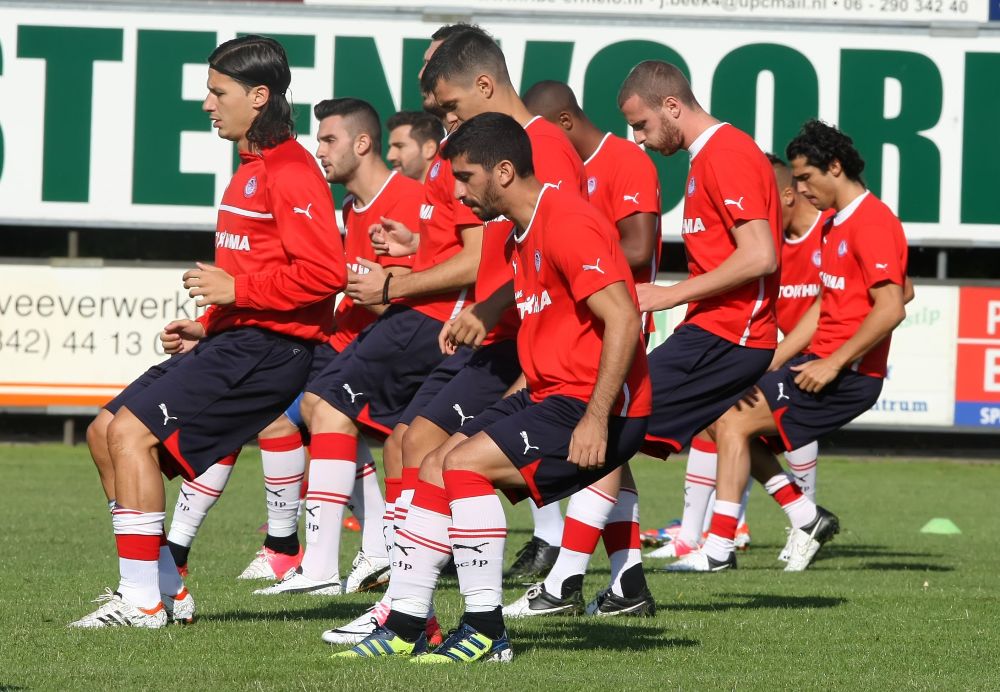 El entrenamiento matinal de miércoles