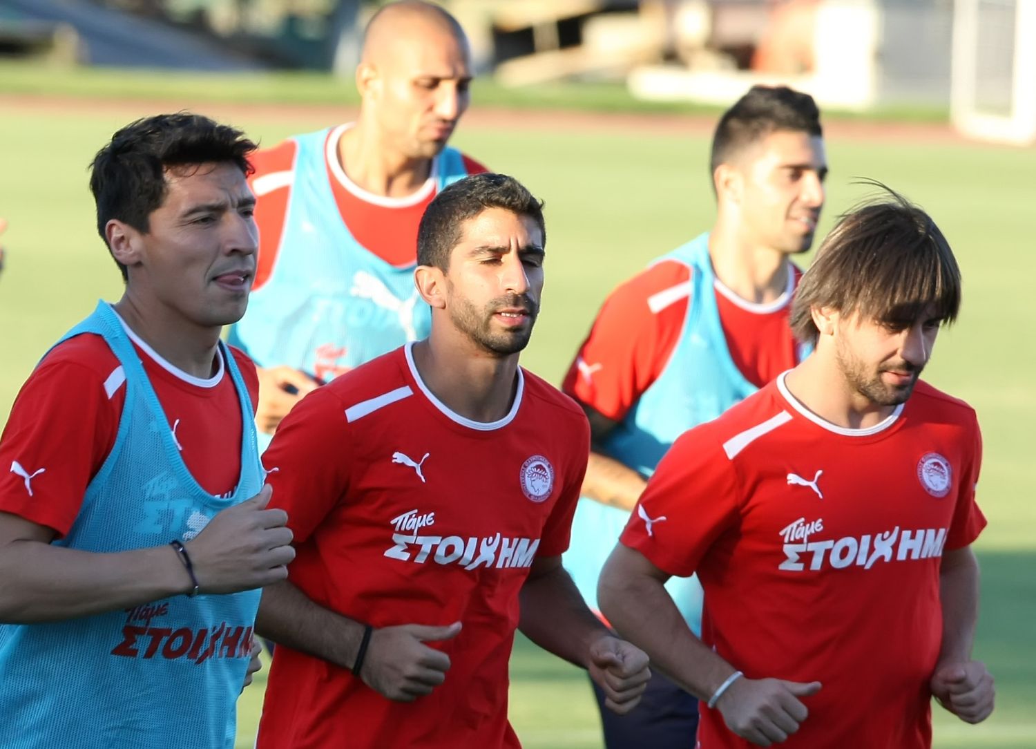 Προπόνηση με τους διεθνείς