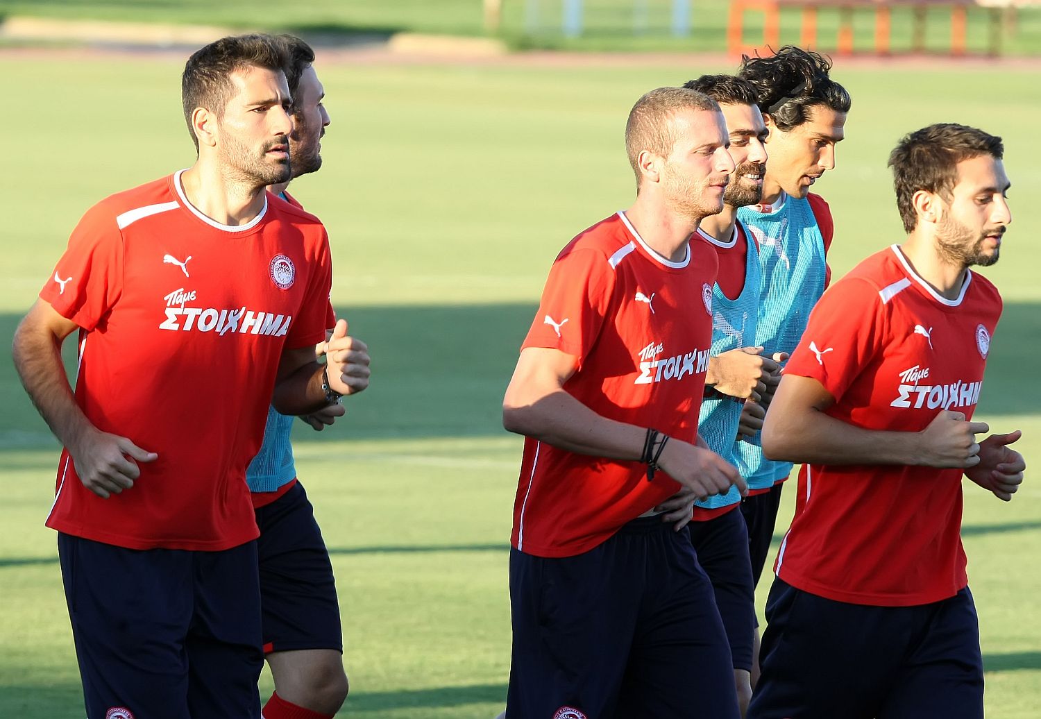 Listos para el partido ante el Levadiakos