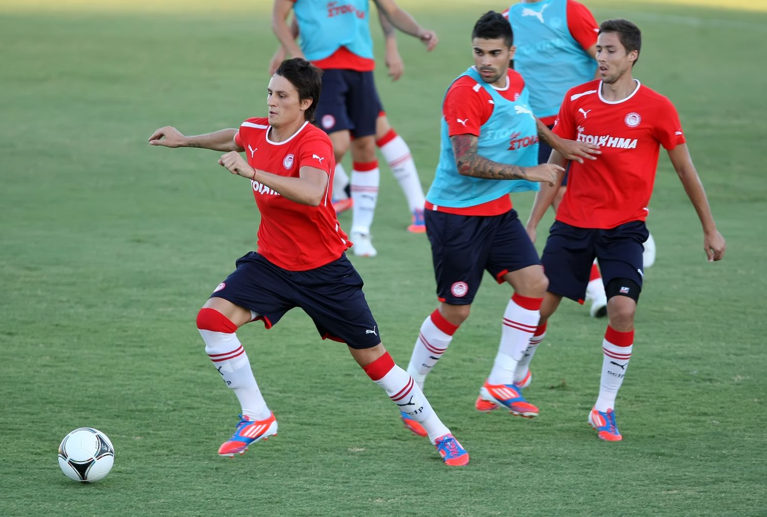 Η απογευματινή προπόνηση της Πέμπτης