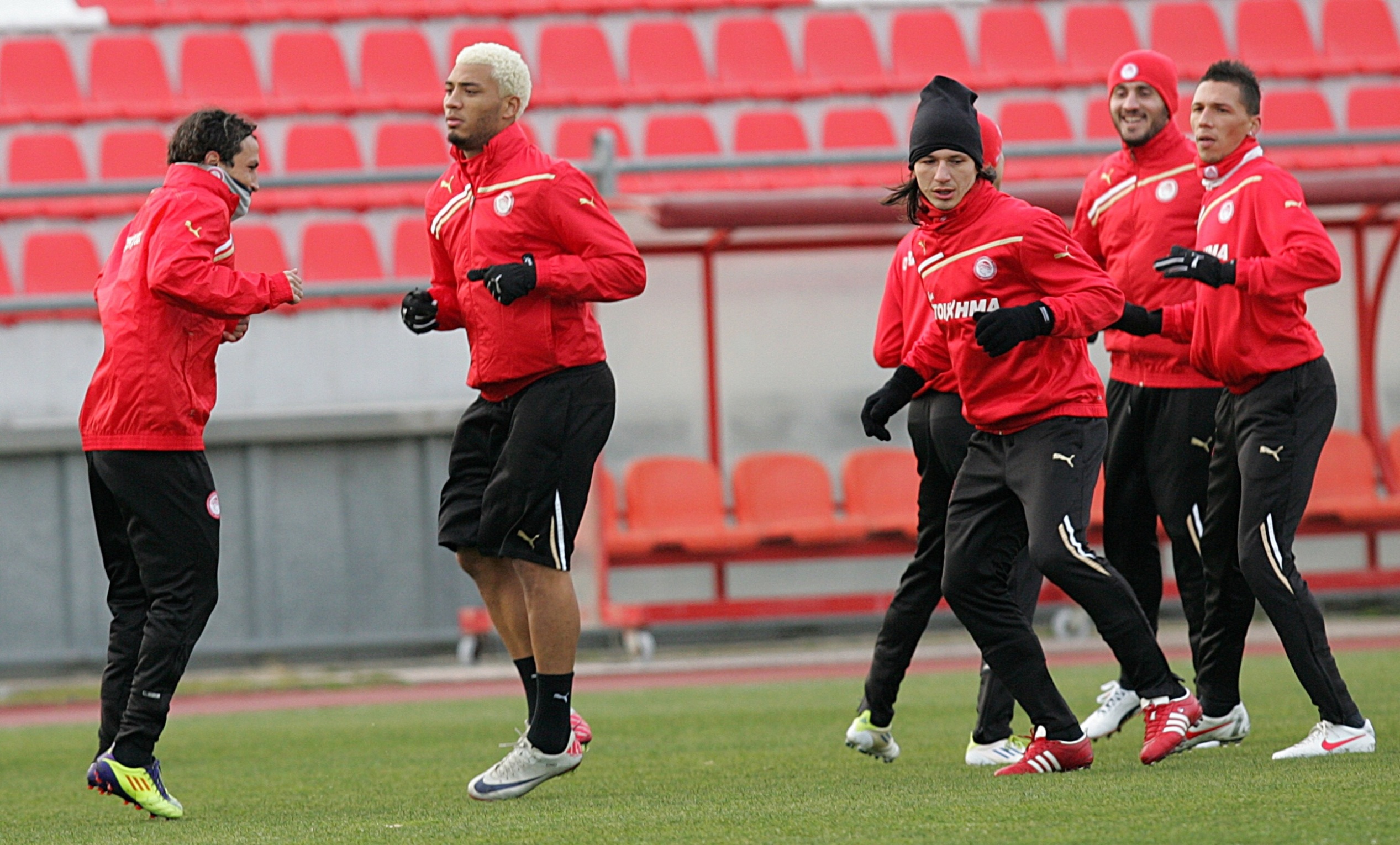 Ultimo entrenamiento antes del partido contra el PAOK