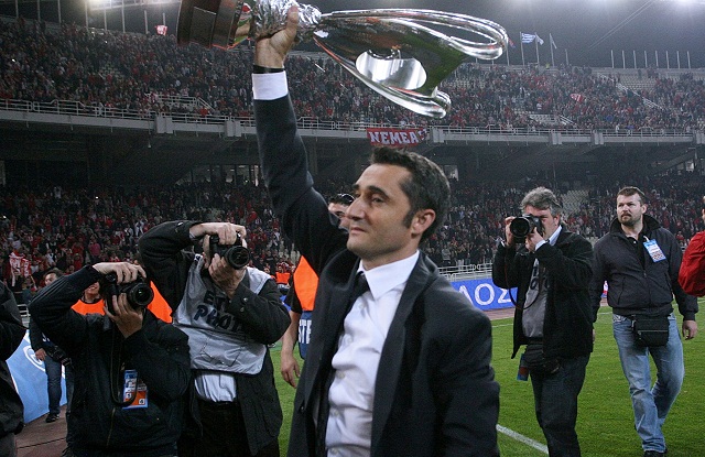 Ernesto Valverde at the Press Conference