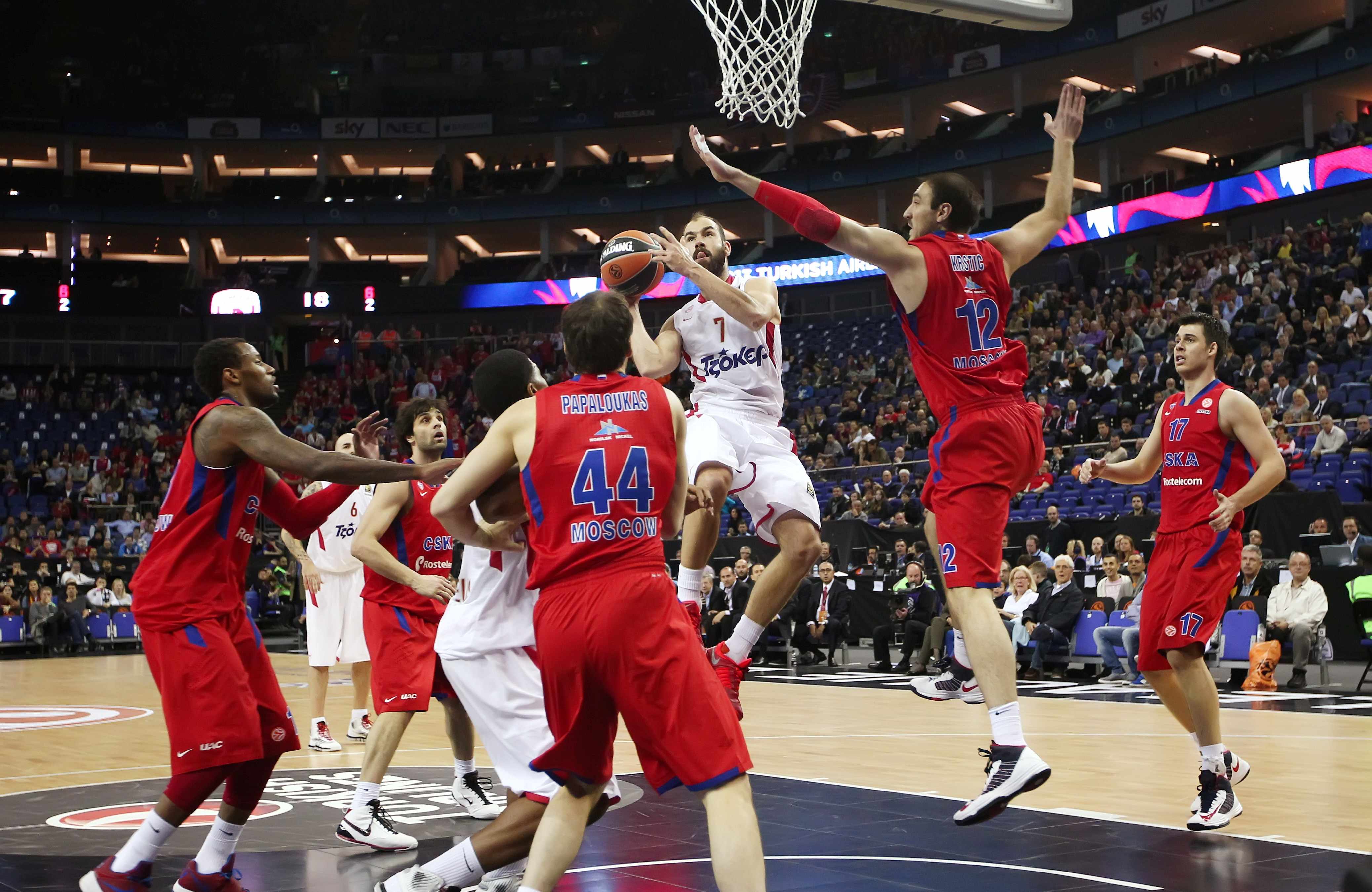 Συγχαρητήρια στην ομάδα μπάσκετ του Ολυμπιακού!