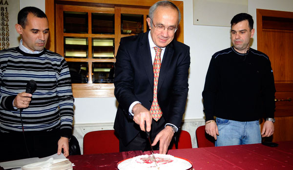 Η κοπή της Πρωτοχρονιάτικης πίτας της Ακαδημίας Βόλεϊ