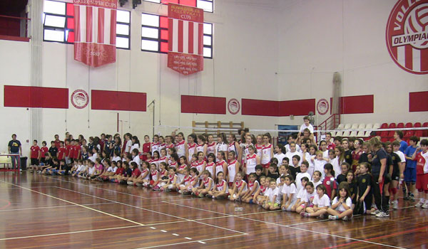 Το 1ο τουρνουά μίνι βόλεϊ Ολυμπιακός Σ.Φ.Π.
