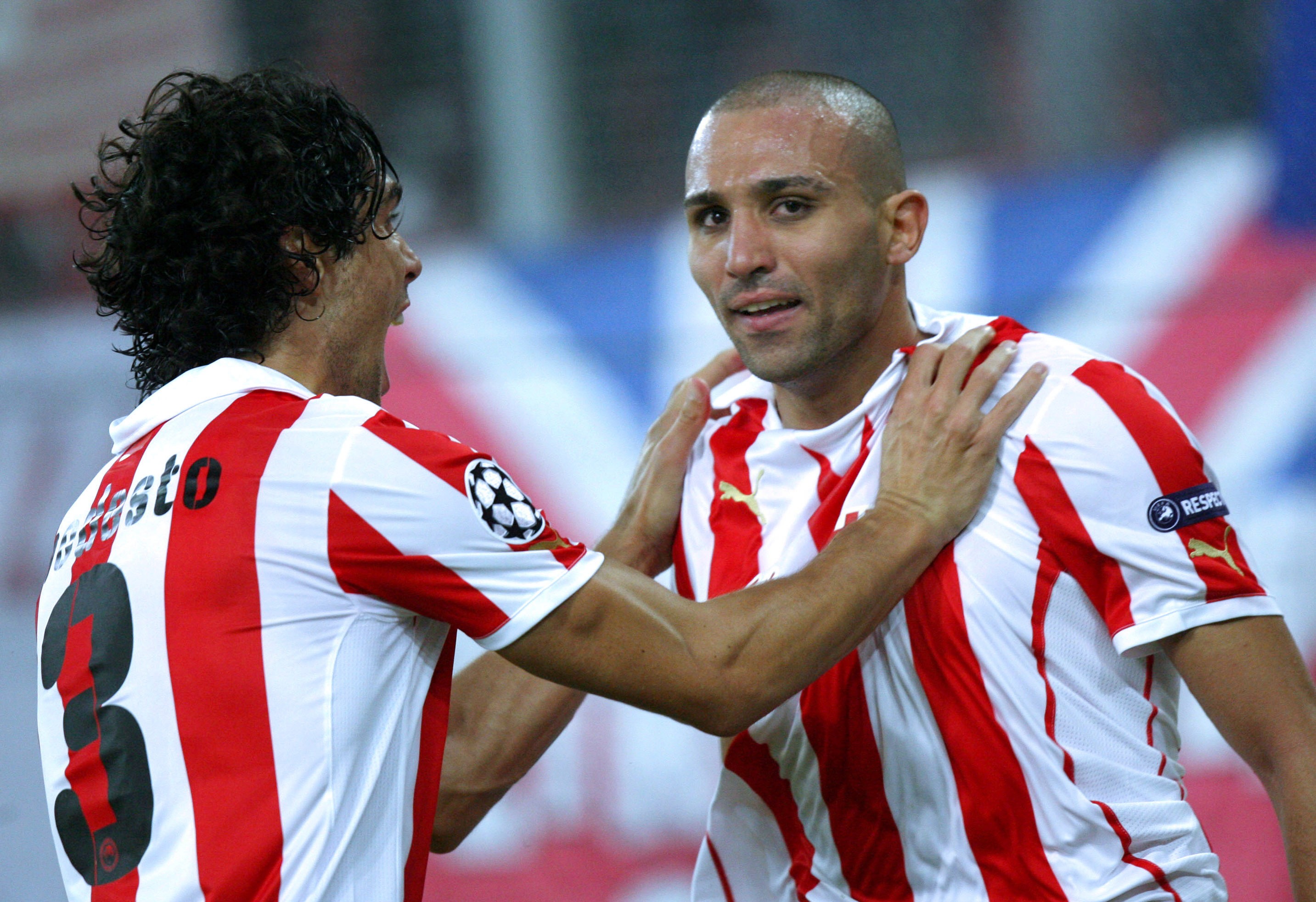 Modesto and Abdoun train with the team