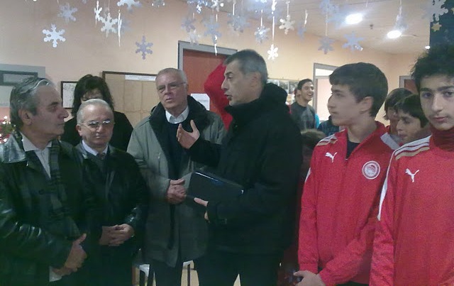 Η Σχολή Ποδοσφαίρου της Κατερίνης κοντά στην ομάδα μας!