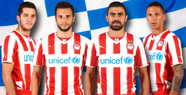 Οι Έλληνες διεθνείς του Ολυμπιακού