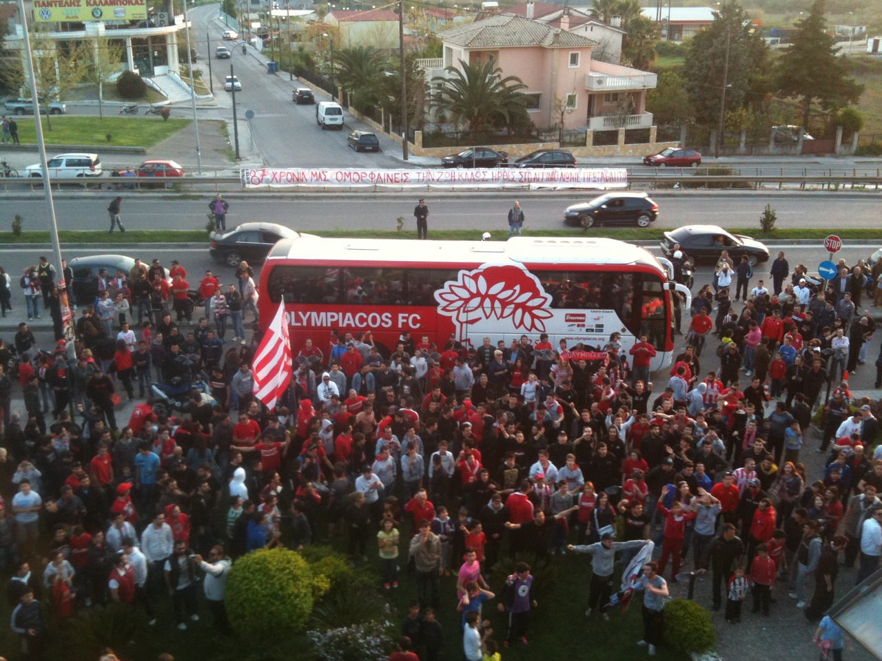 Εντυπωσιακή υποδοχή στο Αγρίνιο