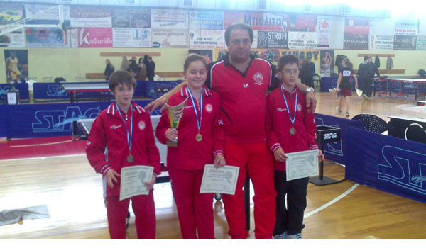 Οι αγώνες των μικρών της επιτραπέζιας αντισφαίρισης