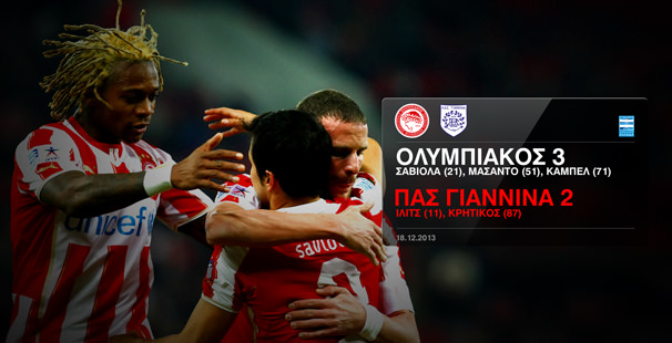 Olympiacos – PAS Giannina 3-2