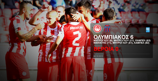 Olympiacos – Veroia 6 – 0