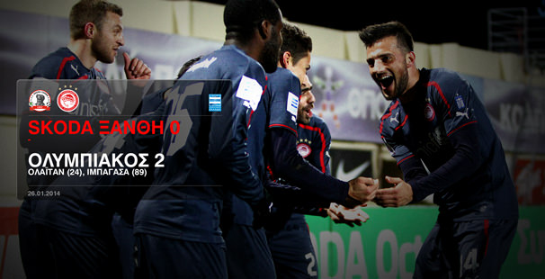 Skoda Xanthi – Olympiacos 0-2