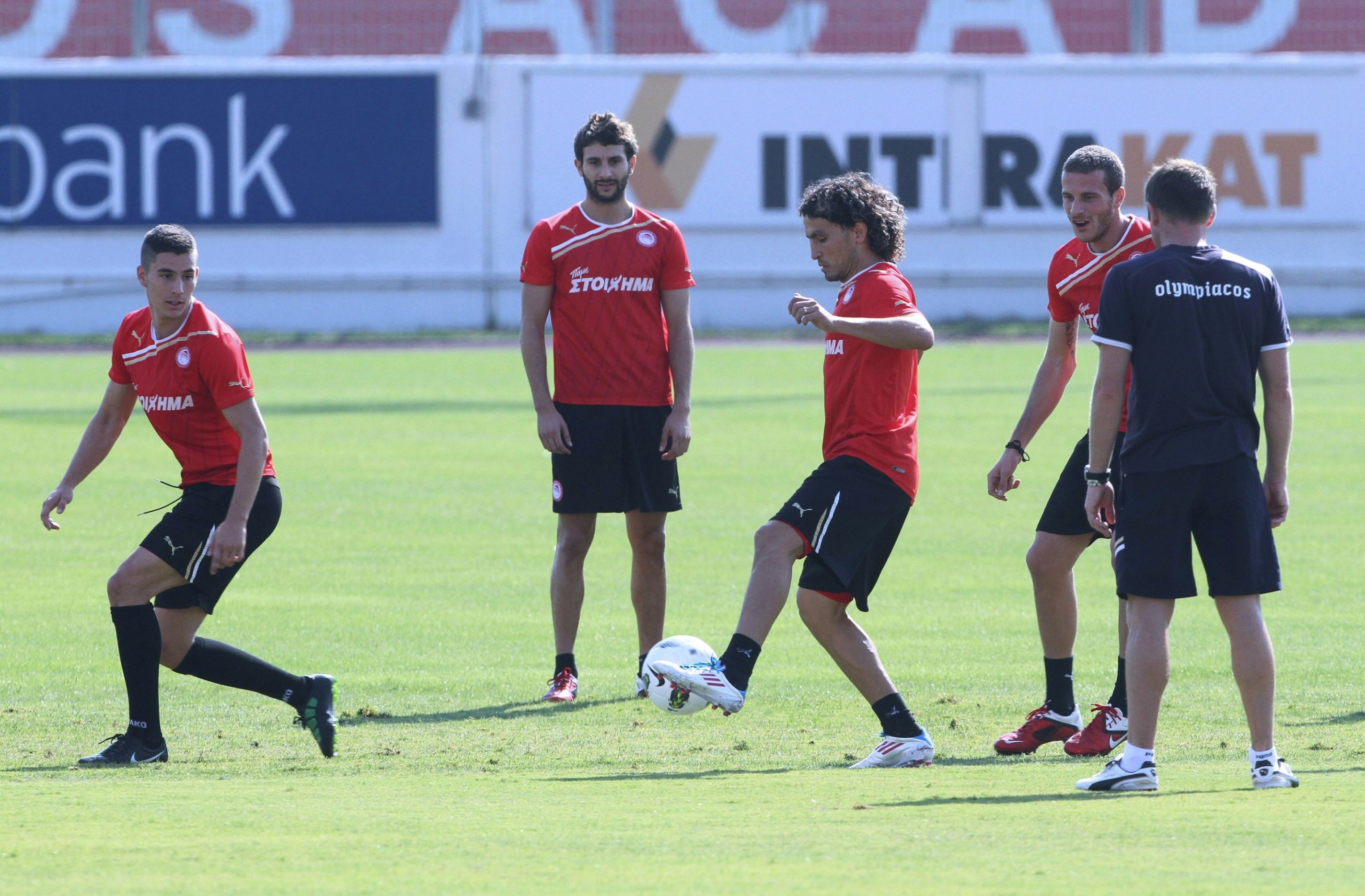 Ultima sesión con vistas al partido contra el Kerkyra