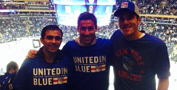 Ερυθρόλευκη κερκίδα στο Madison Square Garden!