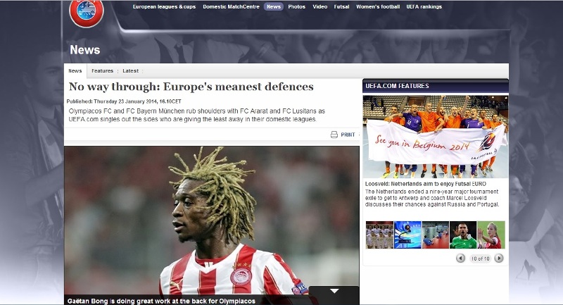 Κορυφαία η άμυνα του Θρύλου!