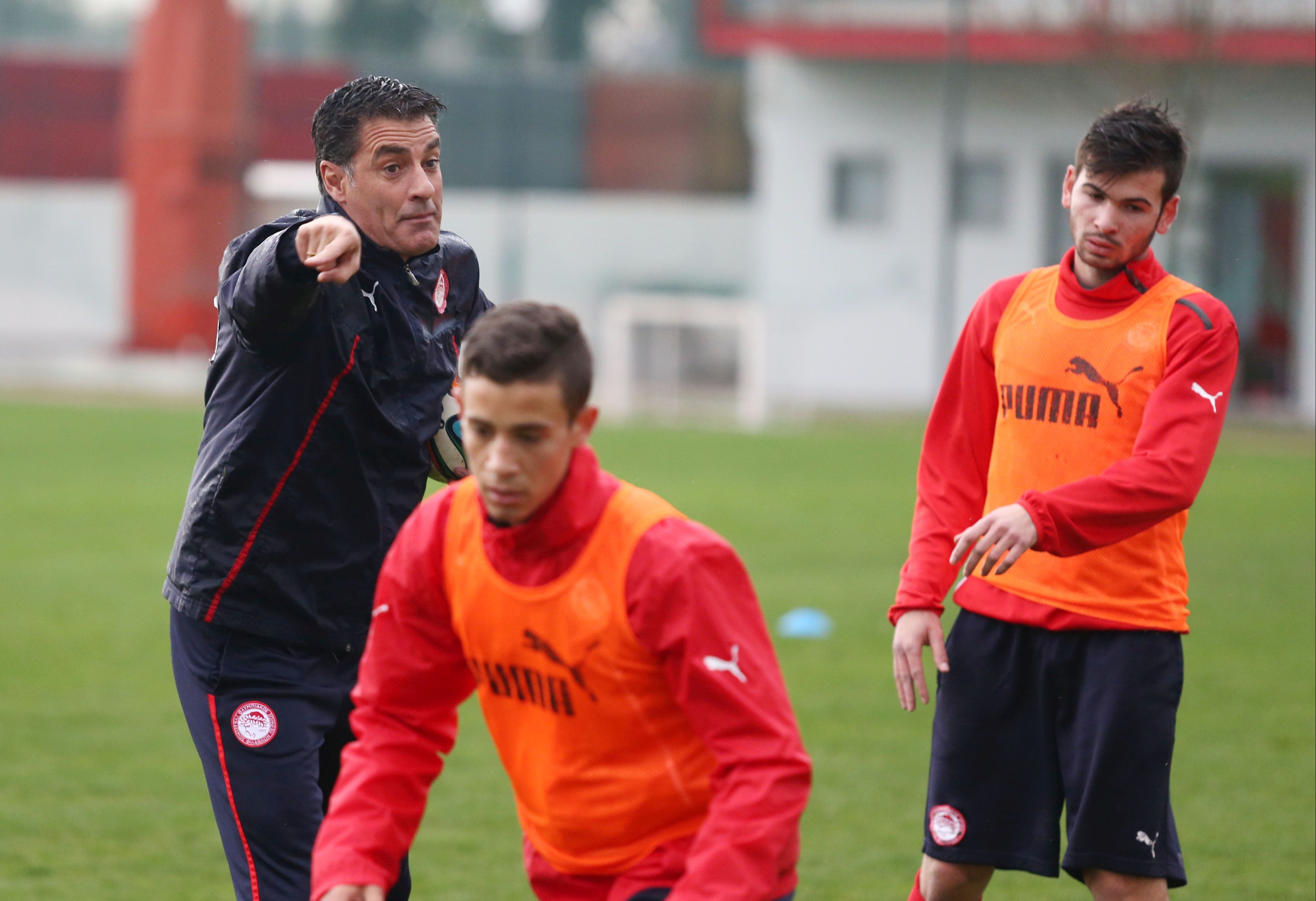 Προπόνηση του Elite Group της Ακαδημίας υπό τον κ. Μίτσελ