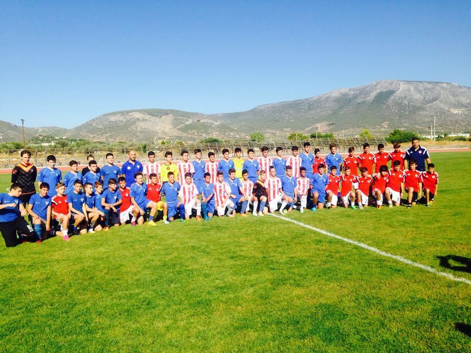 Ολυμπιακός Κ-14-Σχολή Κορωπίου 8-0