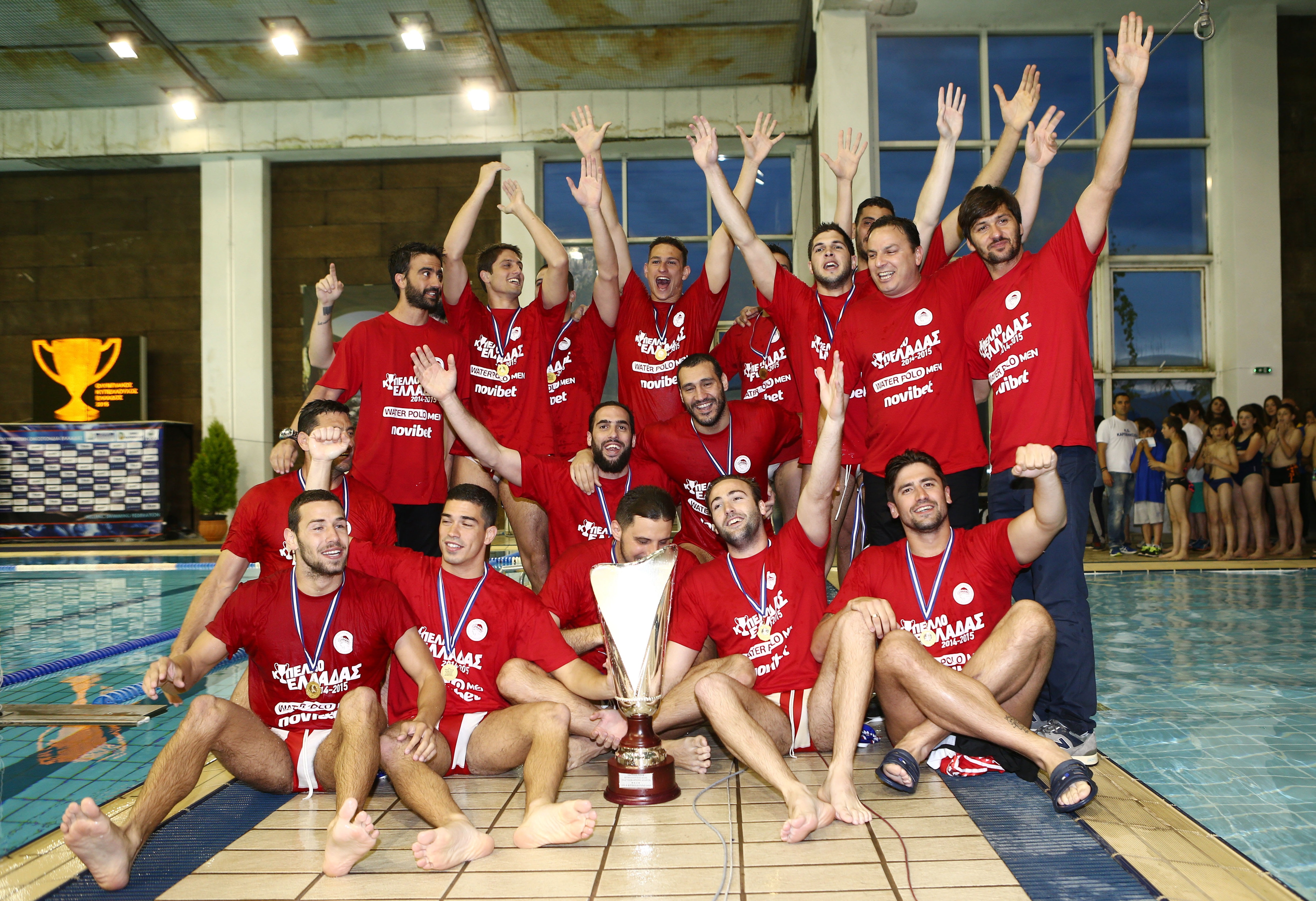 Συγχαρητήρια στην αντρική ομάδα πόλο