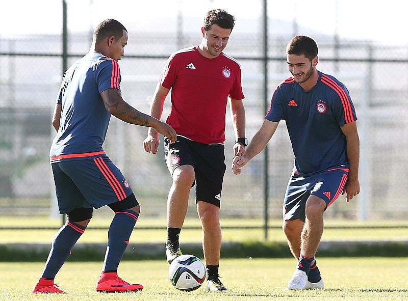 Προπόνηση πριν το ματς