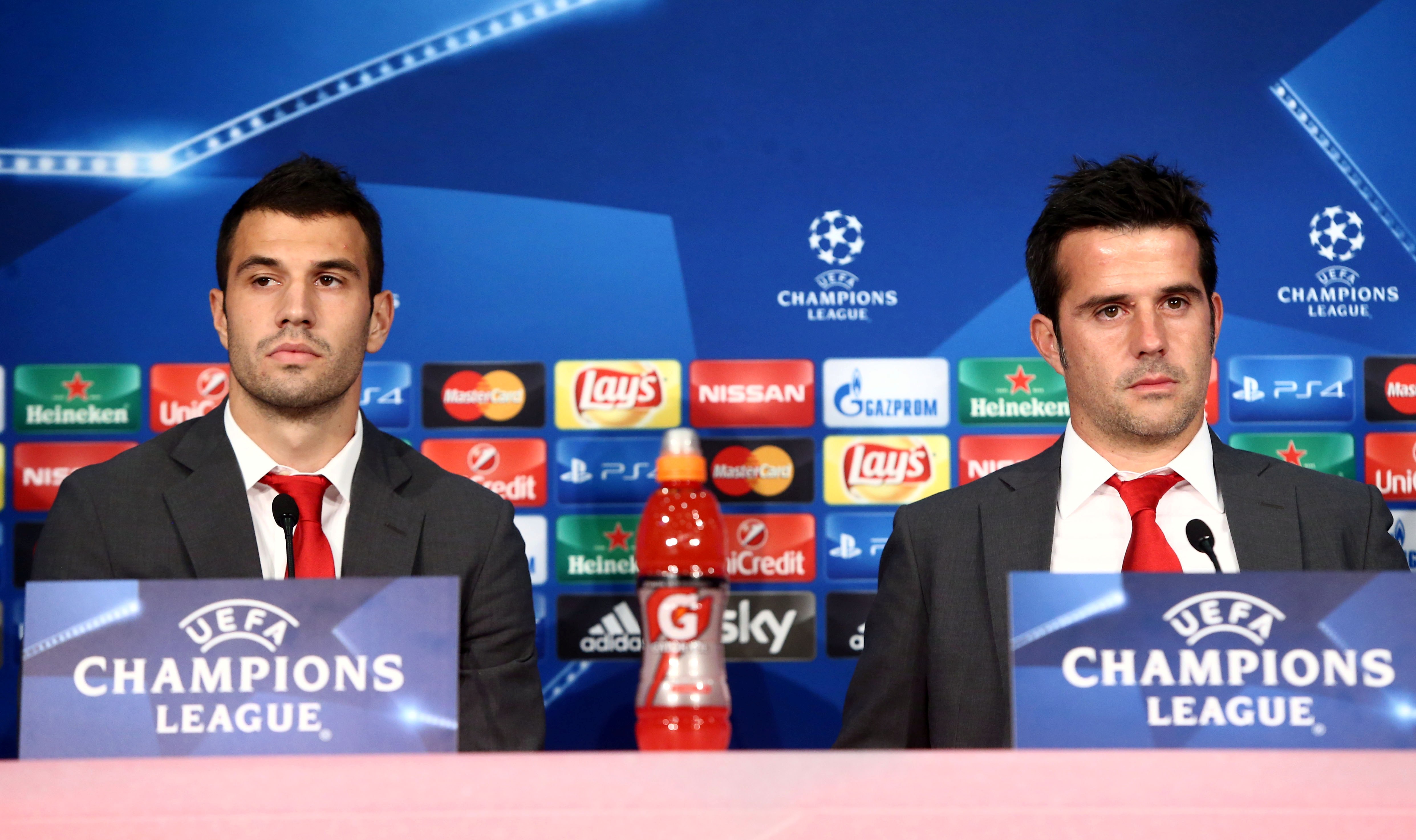 The press conference ahead of the match against Bayern