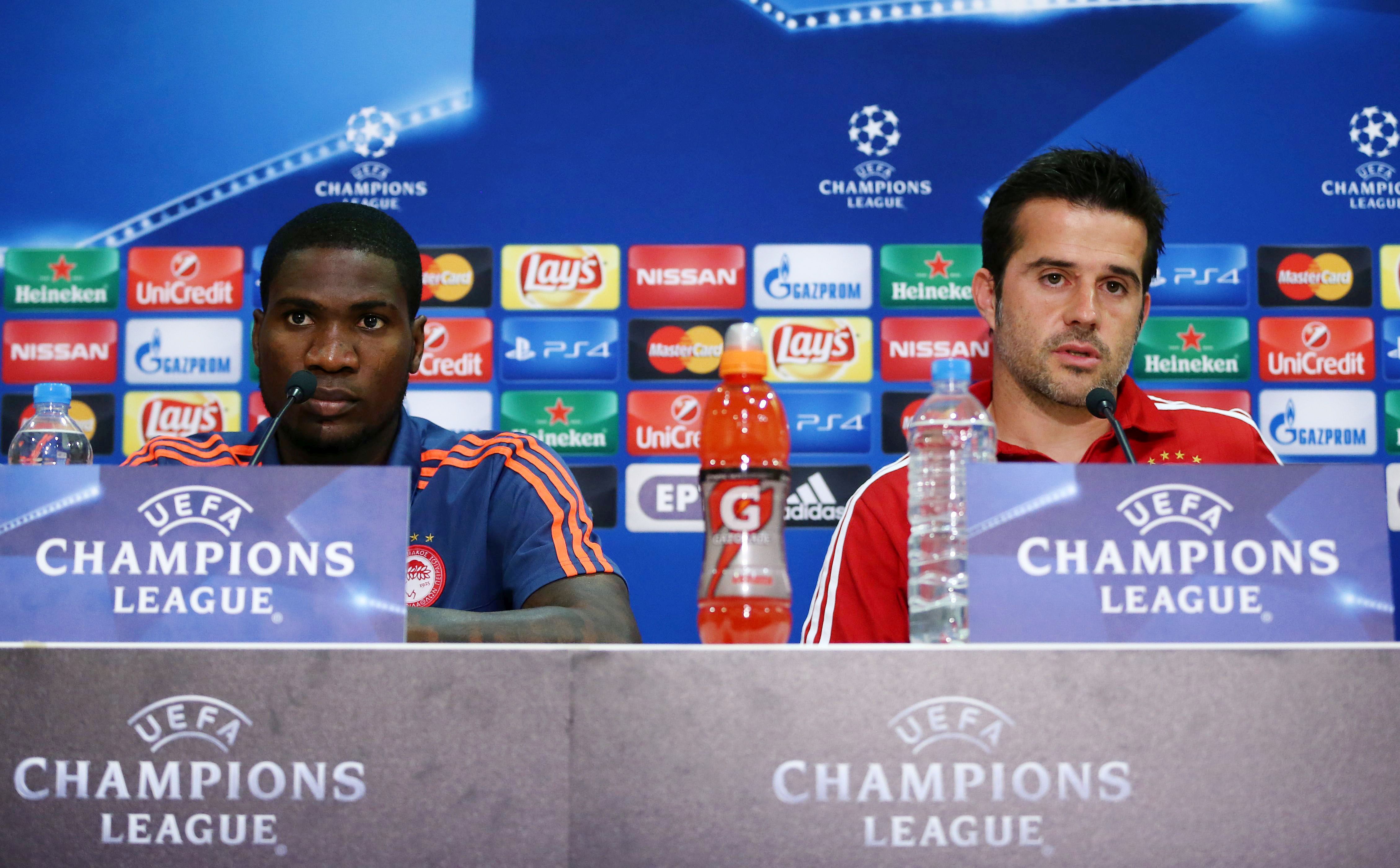 The press conference ahead of the match against Arsenal