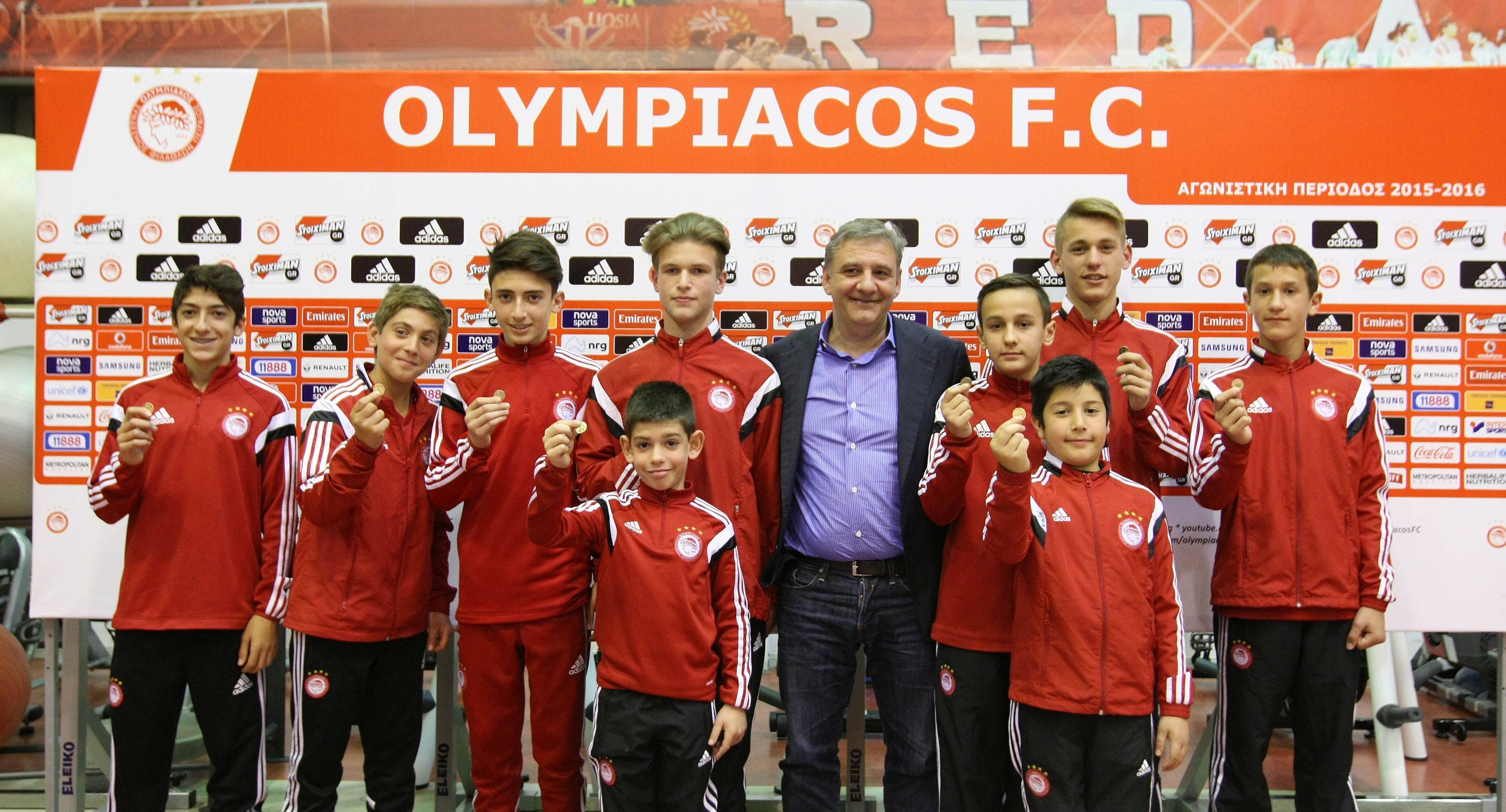 Κάθε χρόνο πιο ψηλά η ερυθρόλευκη Ακαδημία!