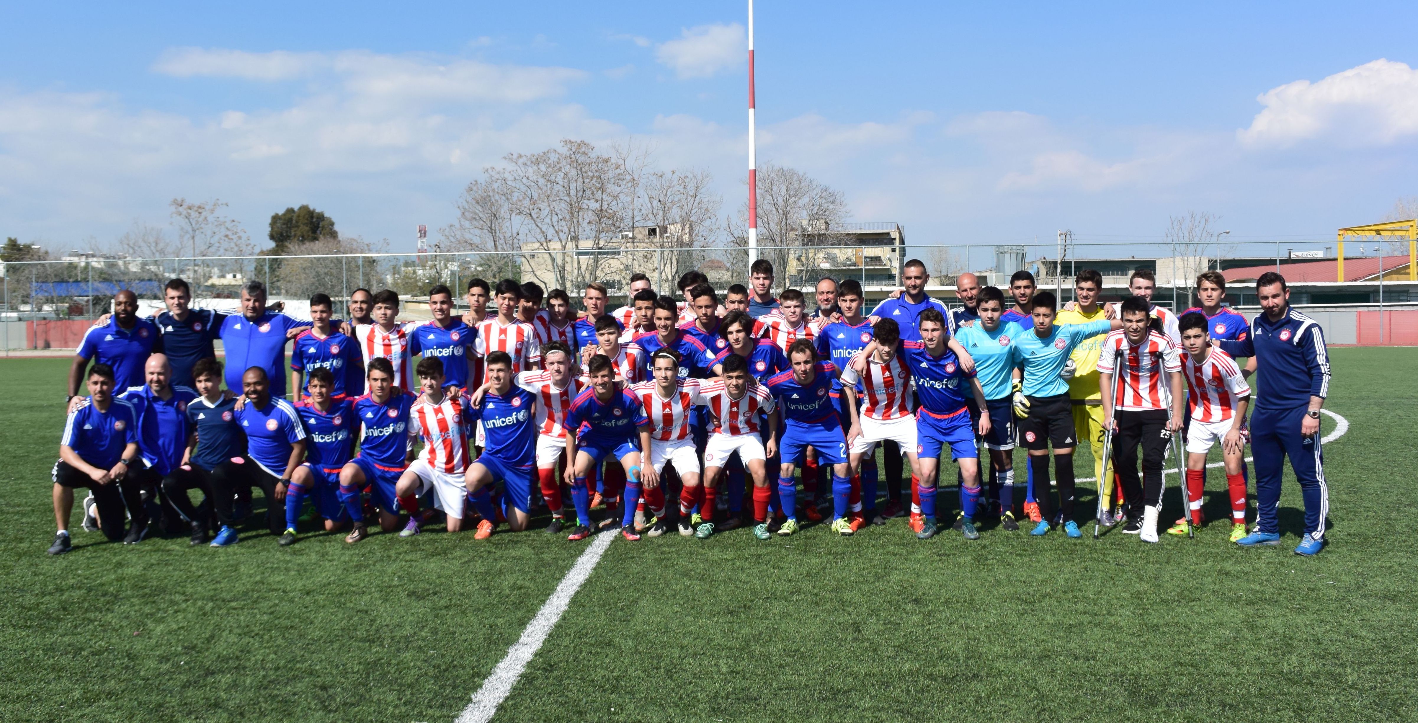 Φιλικός αγώνας της Κ-16 με τη Σχολή Σικάγο!