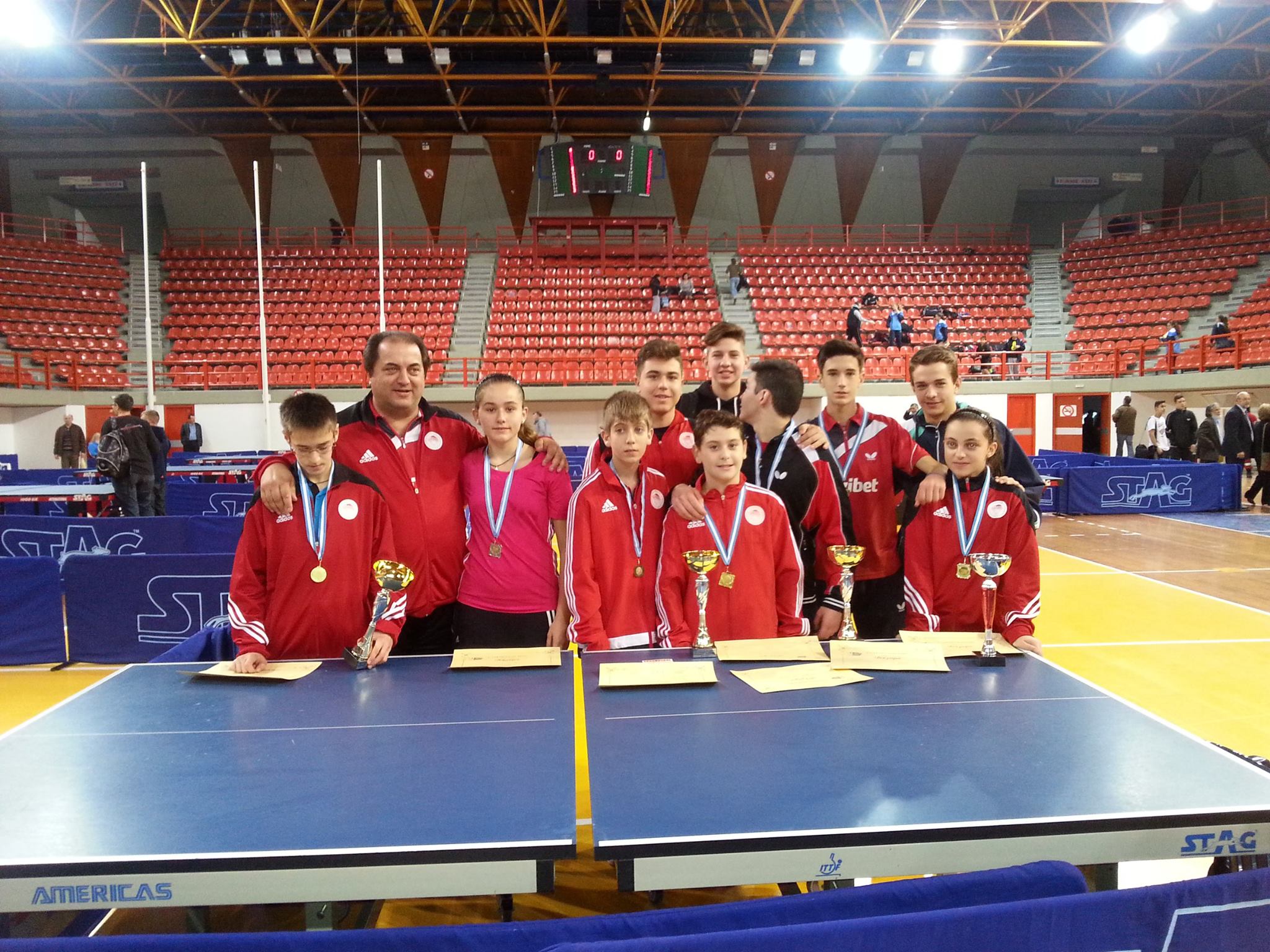 «Σάρωσε» στην Πάτρα η Ακαδημία Πινγκ Πονγκ!