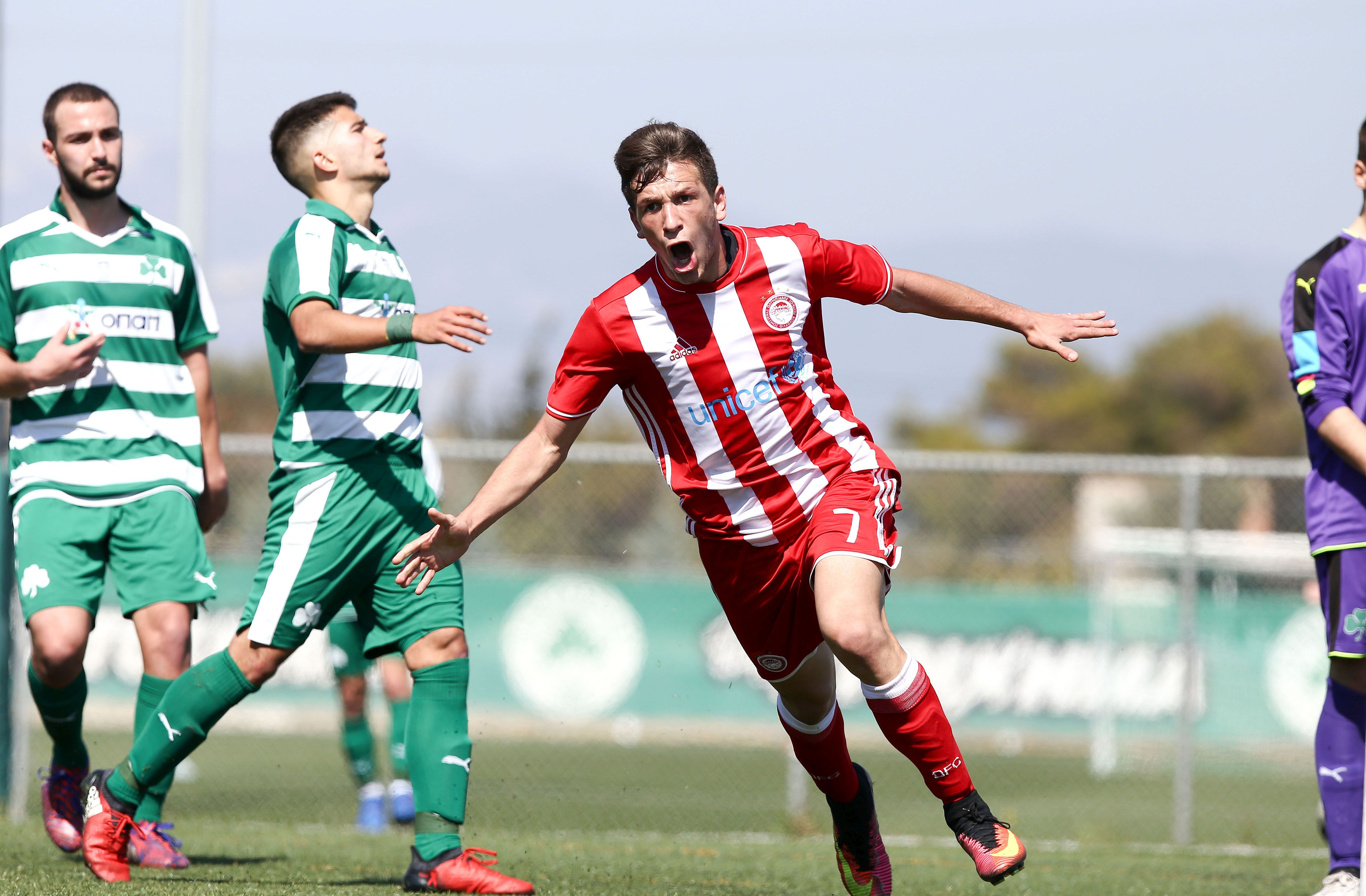 Κ-20: Παναθηναϊκός-Ολυμπιακός 1-3