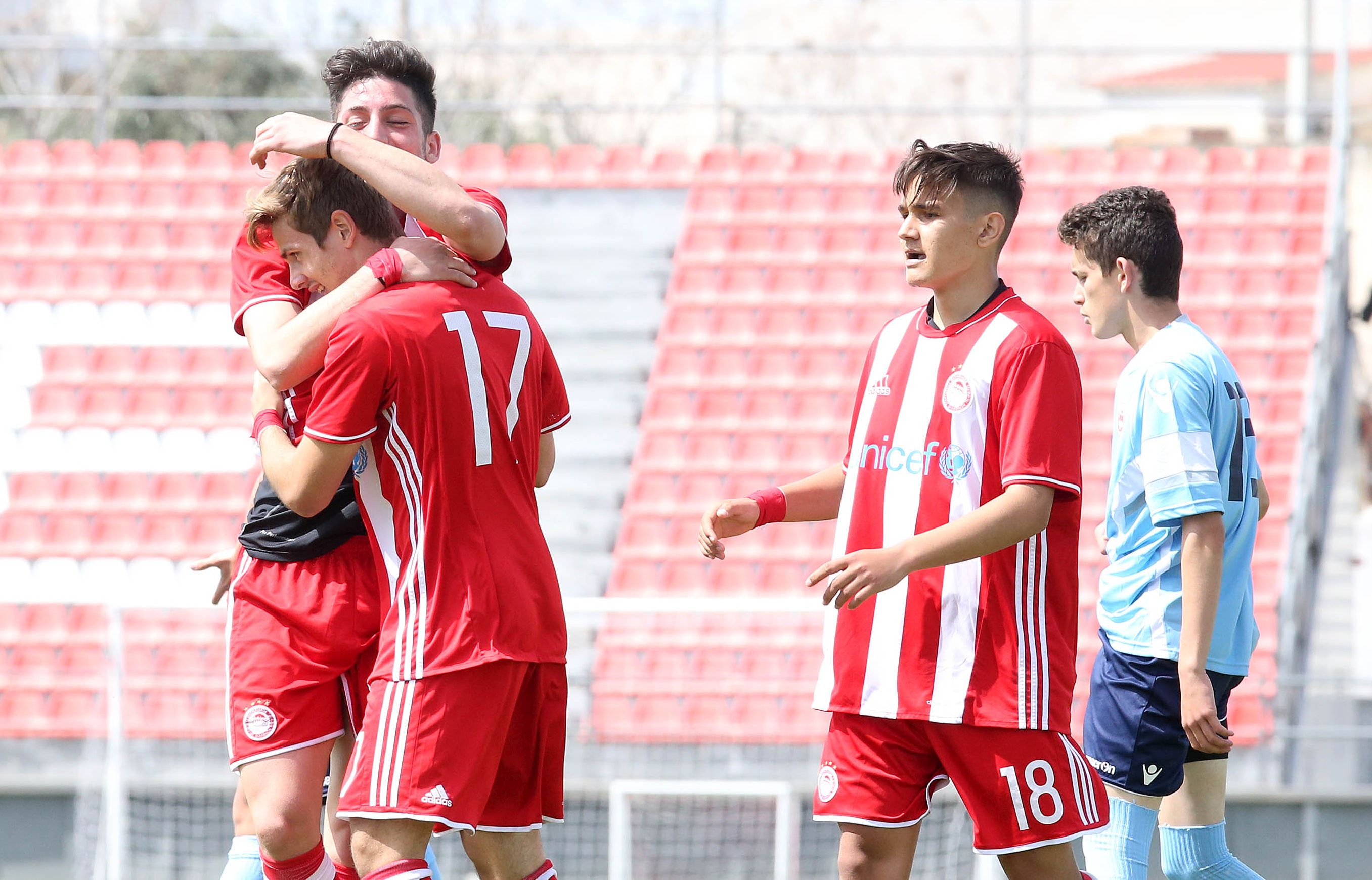 Κ-17: Ολυμπιακός-Πλατανιάς 11-0