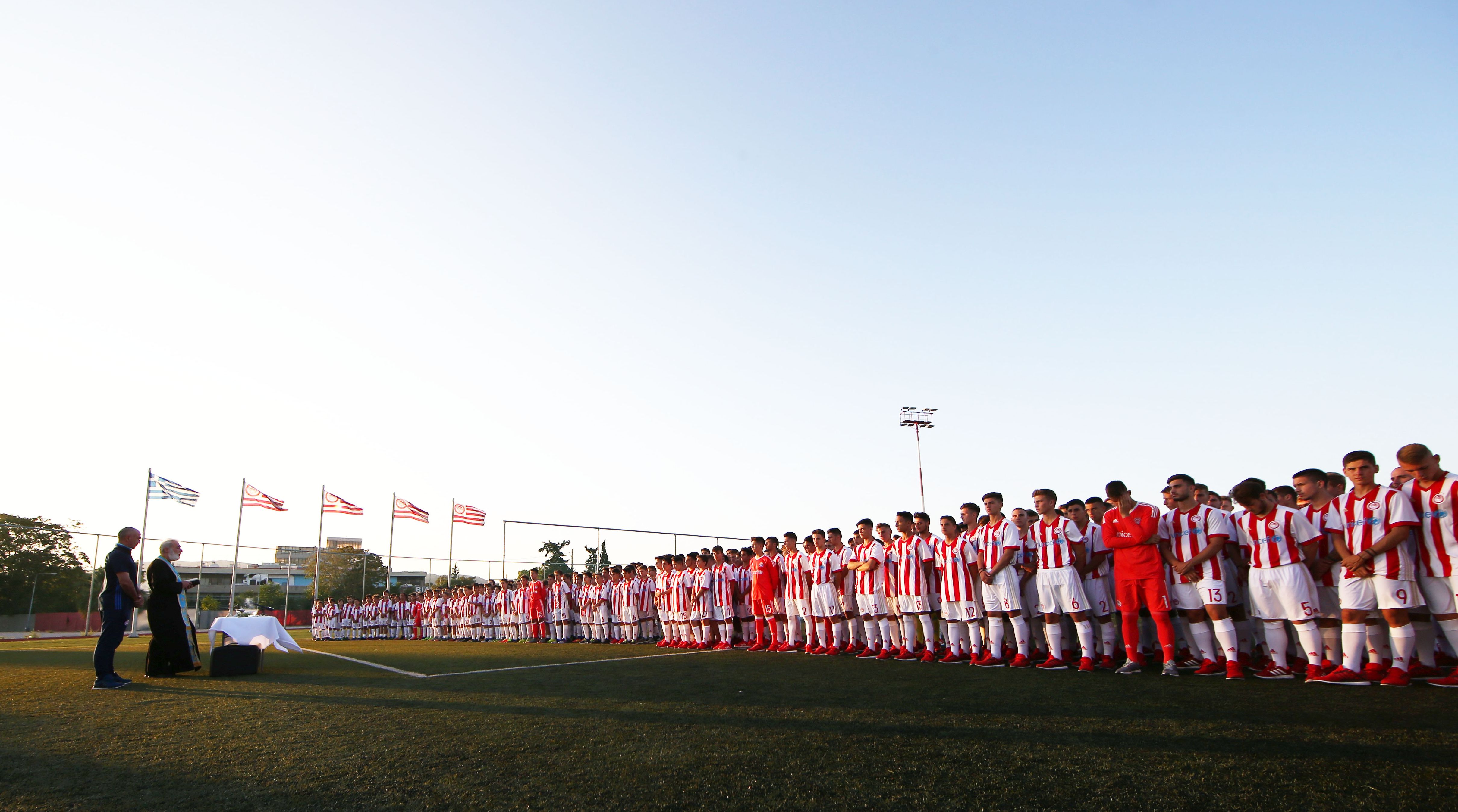 Τελέστηκε ο Αγιασμός της Ακαδημίας του Ολυμπιακού