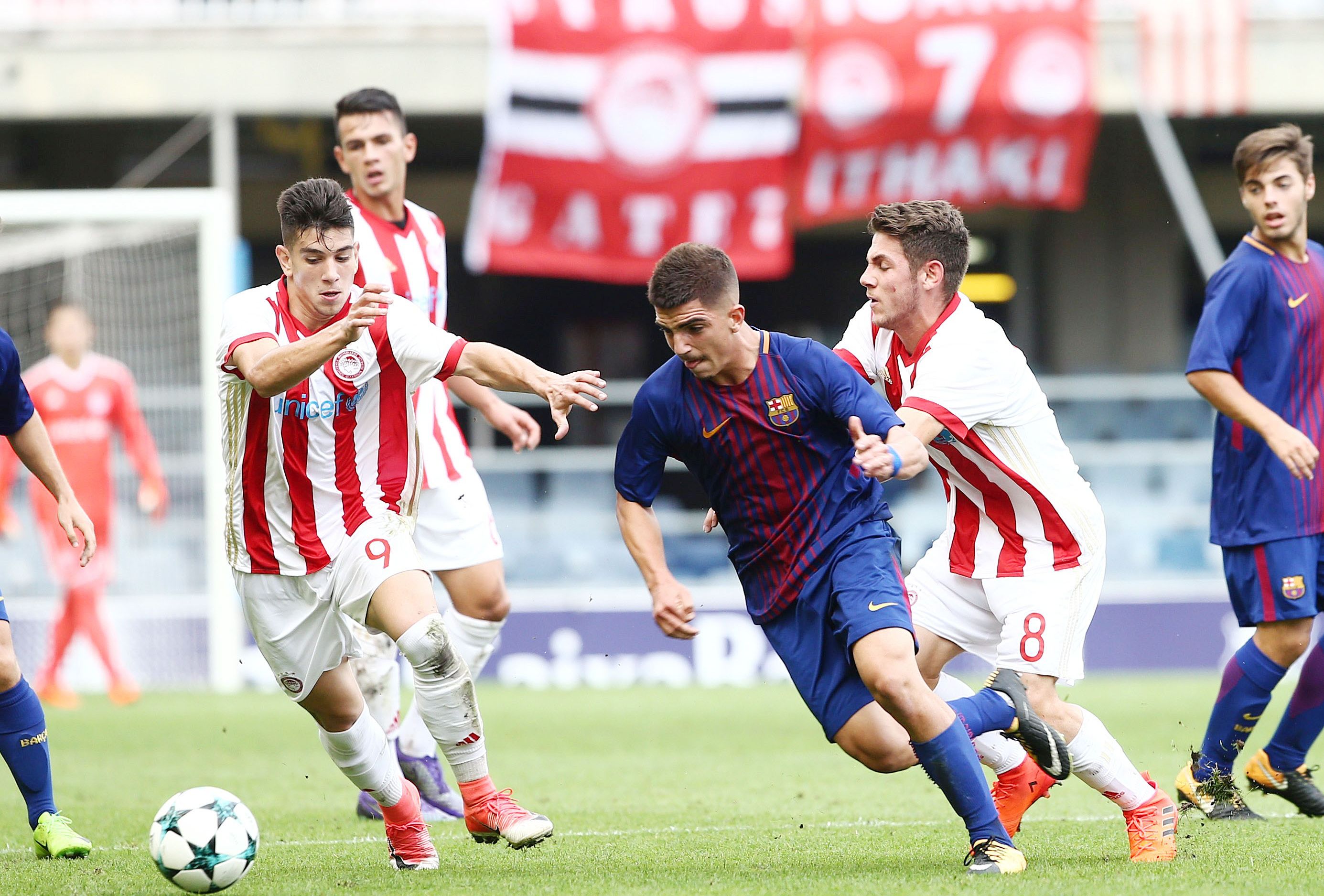 Youth League:Την Τρίτη (18:00) το Ολυμπιακός-Μπαρτσελόνα