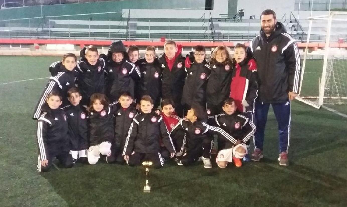 Κούπα για την Κ-11 στο Χριστουγεννιάτικο τουρνουά της ΕΠΣ Αθηνών!