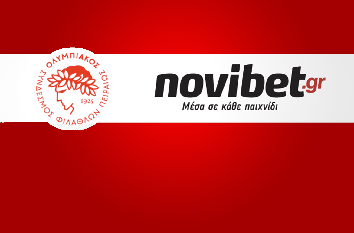 Θρυλική Συνεργασία Εγκαινιάζουν οι Ολυμπιακός Σ.Φ.Π. Και Novibet!