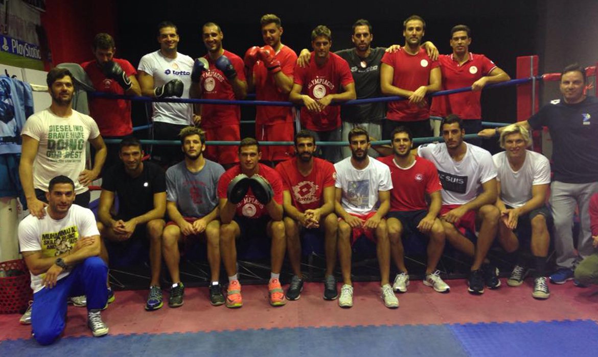 Προπονητική συνεργασία τμημάτων Πόλο-Πυγμαχίας!