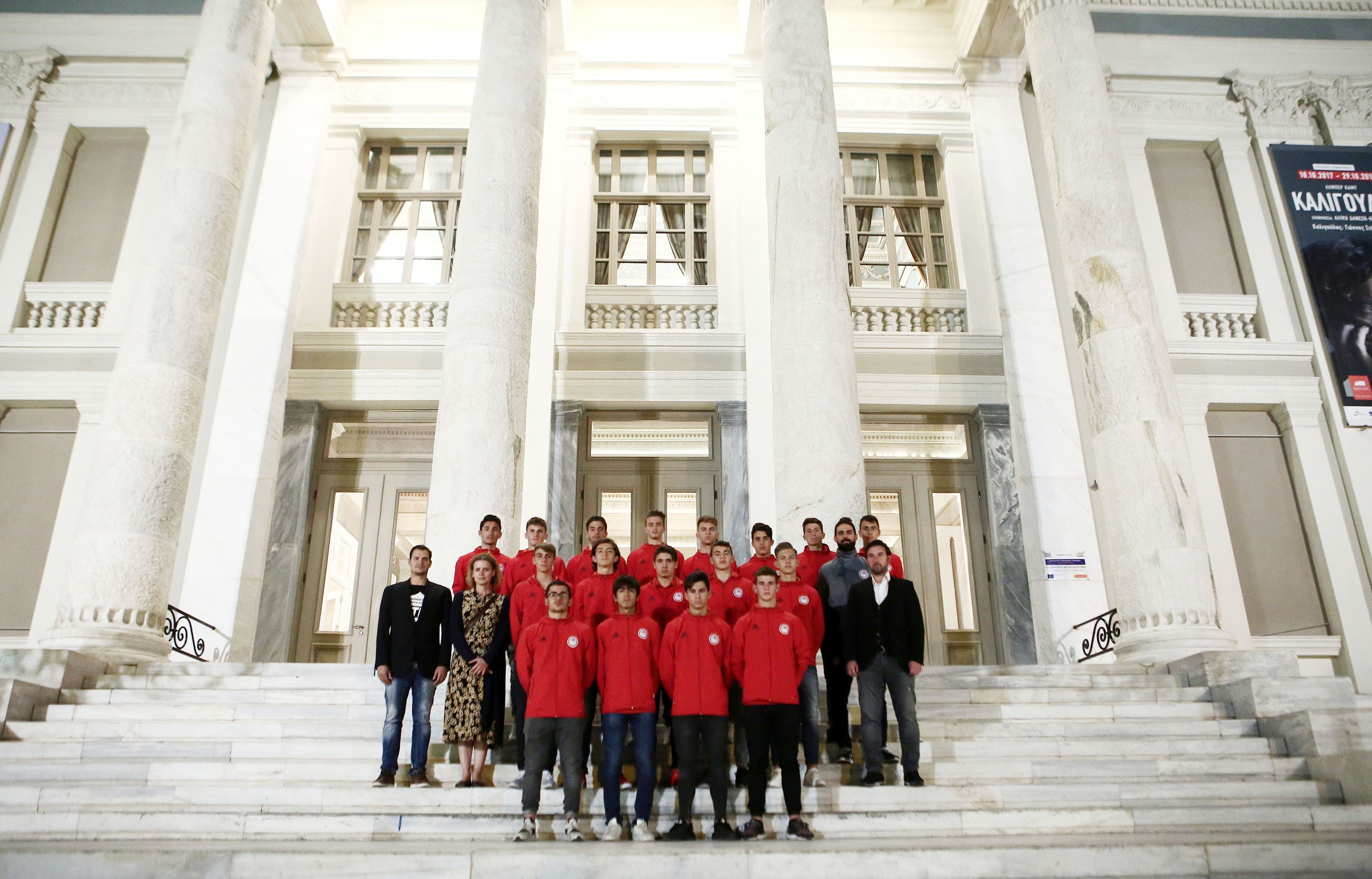 Επίσκεψη της Ακαδημίας στην Έκθεση Καζαντζάκη στο ΔΘΠ