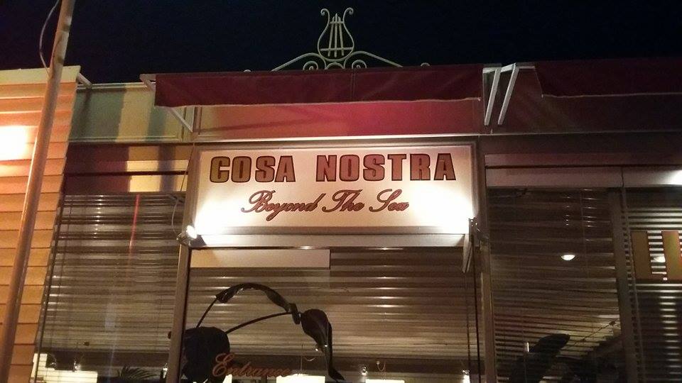 Γευμάτισαν στο «Cosa Nostra»