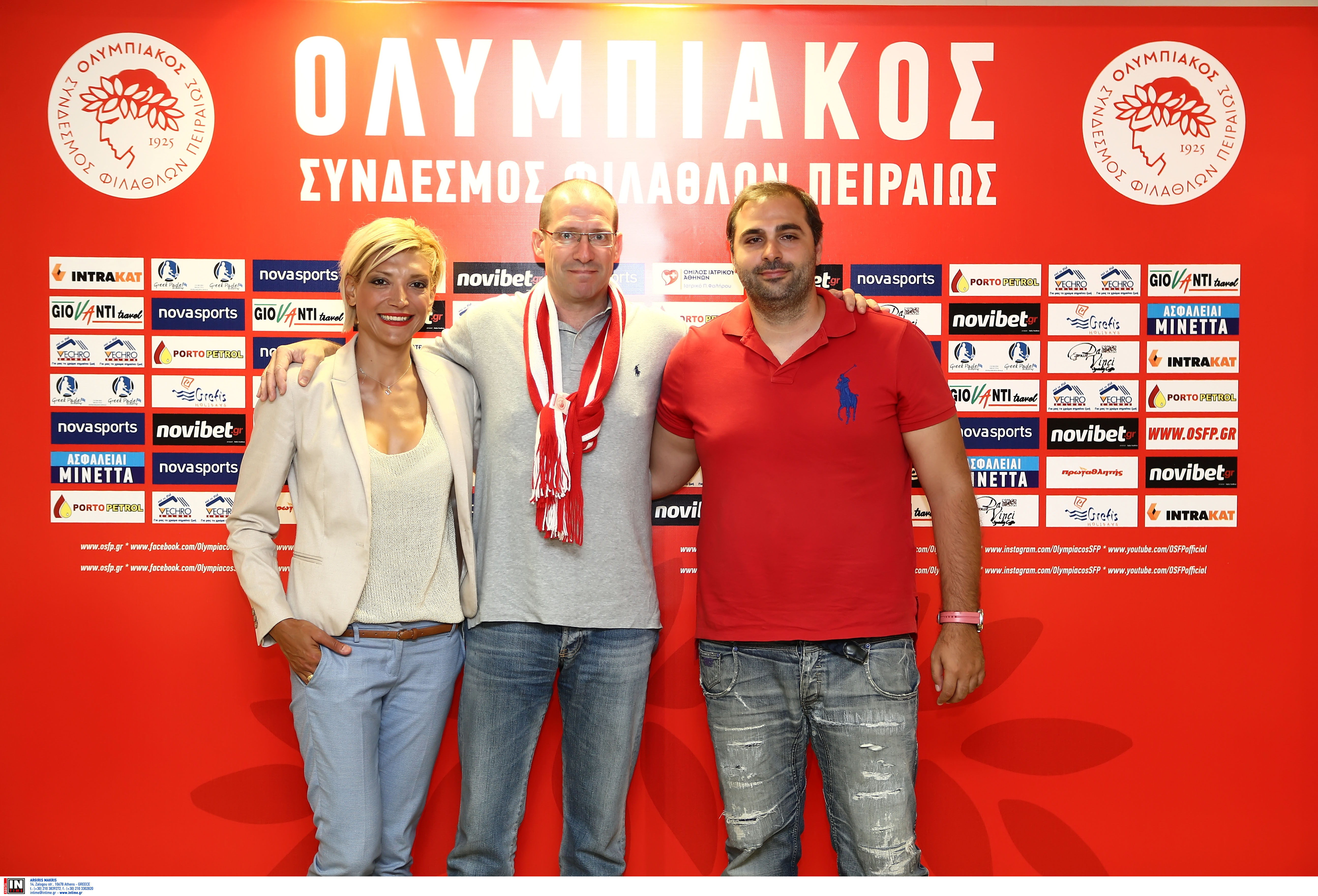 «Ευχαρίστηση και μεγάλη τιμή να είμαι στον Ολυμπιακό»